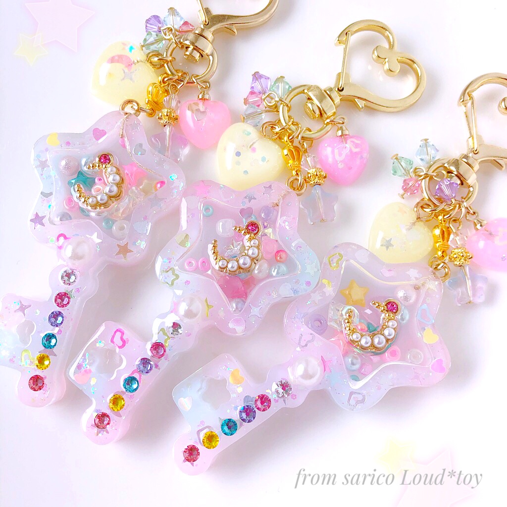 シャカシャカ星鍵チャーム⭐︎twinkleの画像3