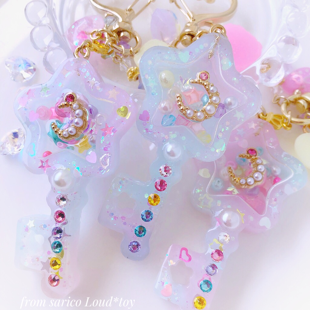 シャカシャカ星鍵チャーム⭐︎fancyの画像2