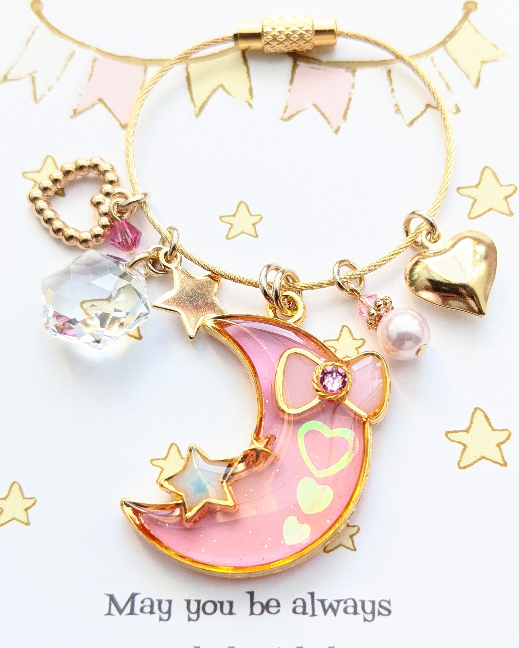 三日月のキーリング🌜✨の画像2