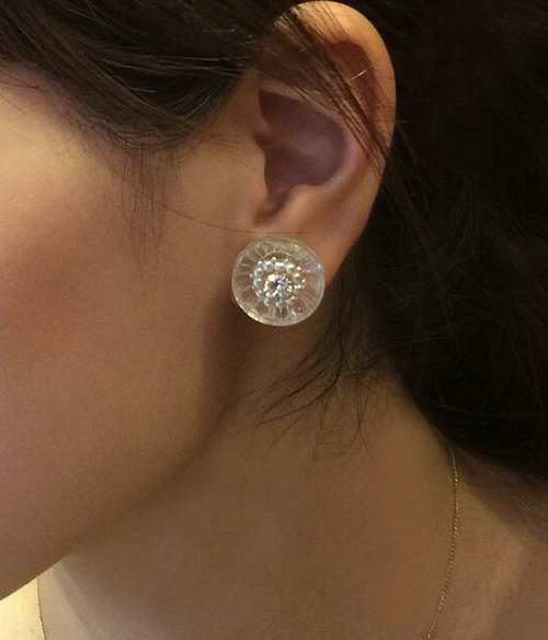 【送料無料】数量限定！フランス製ヴィンテージボタンフラワーデザインの画像2