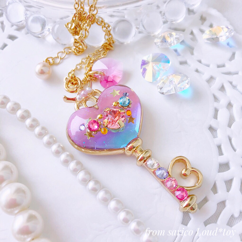 fancy heart鍵ネックレス✨の画像2