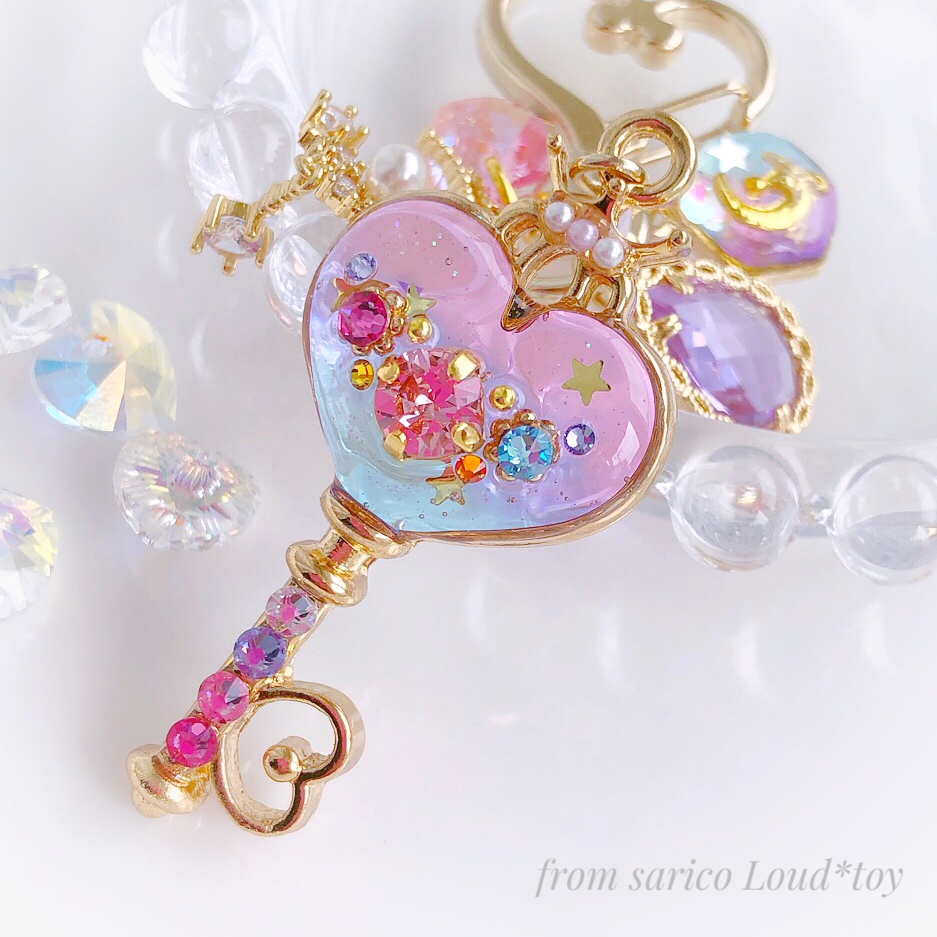 fancy heart鍵チャーム🌙の画像5