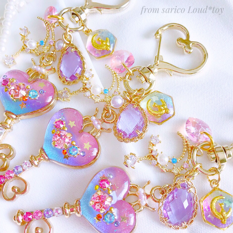 fancy heart鍵チャーム🌙の画像6