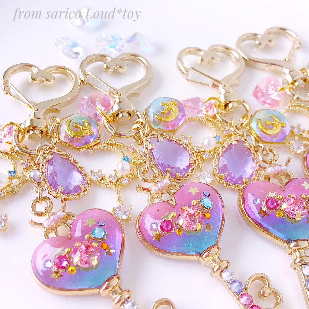 fancy heart鍵チャーム🌙の画像7
