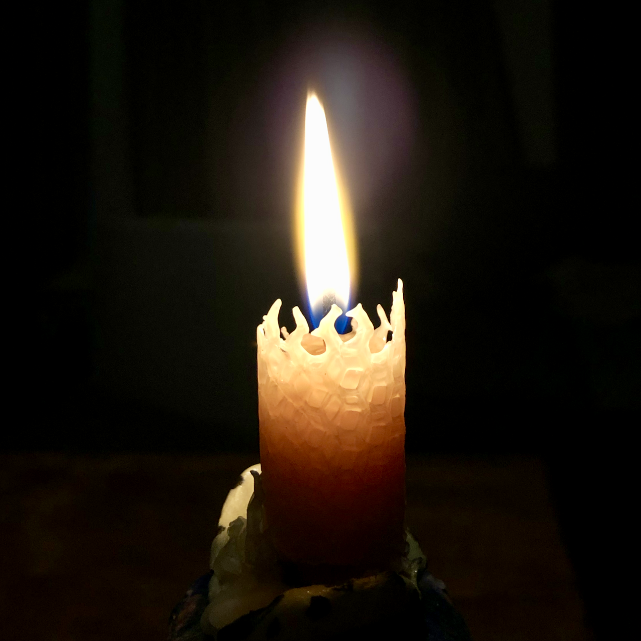 【白】日常使いのミツロウキャンドル2本セット＆10本セットの画像4