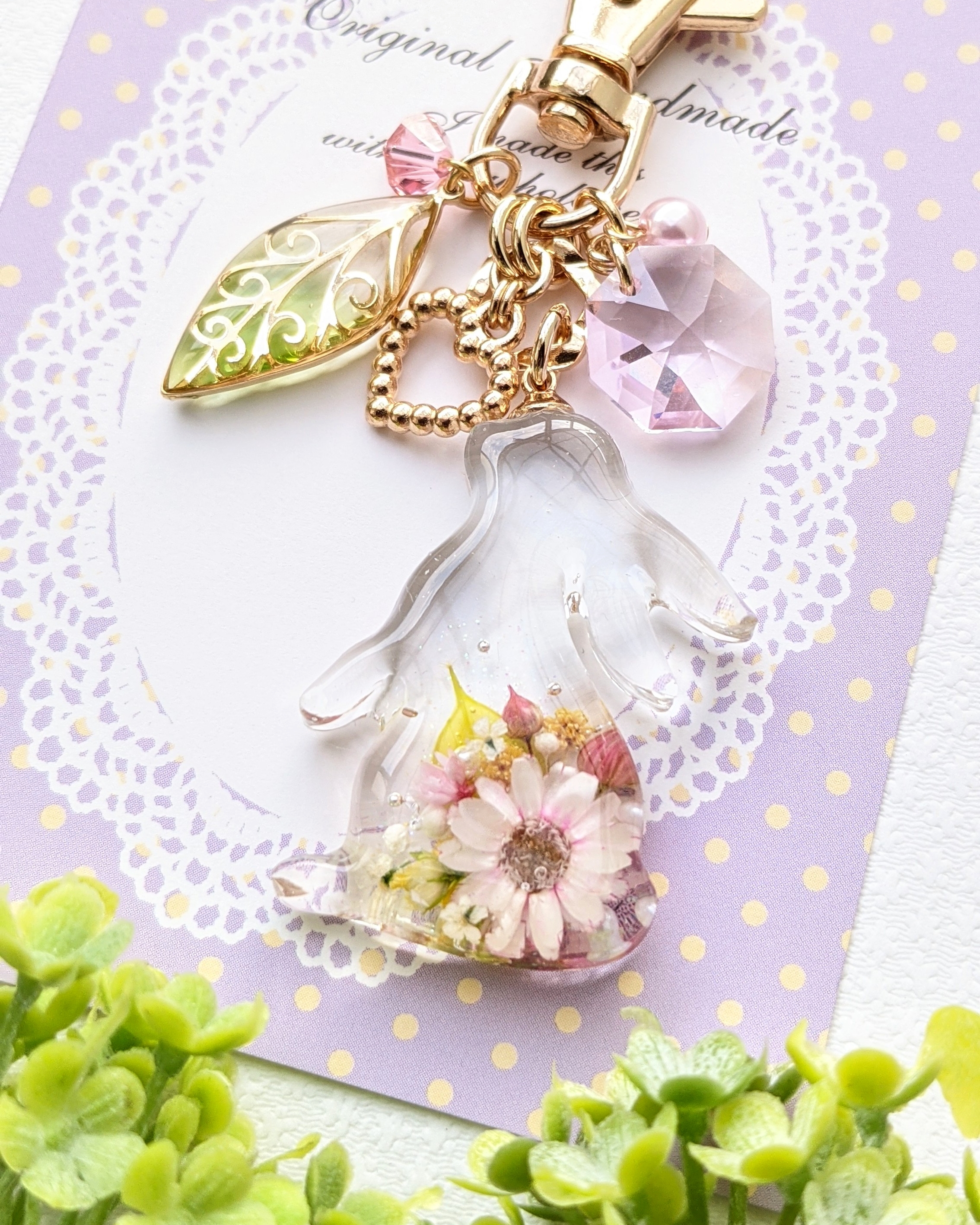 花うさぎのキーホルダー🐰｡*♡の画像2