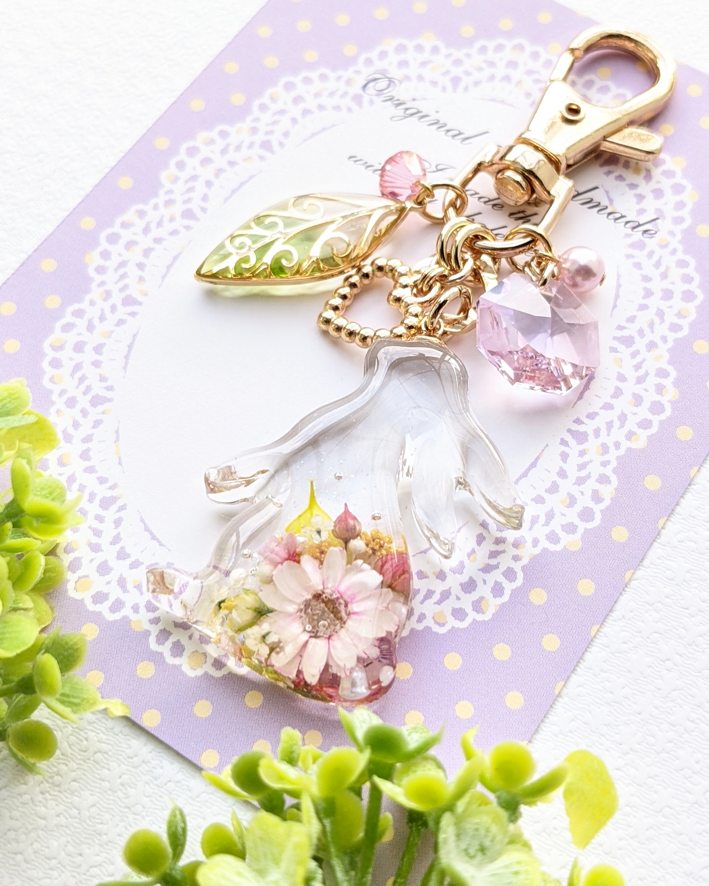 花うさぎのキーホルダー🐰｡*♡の画像3