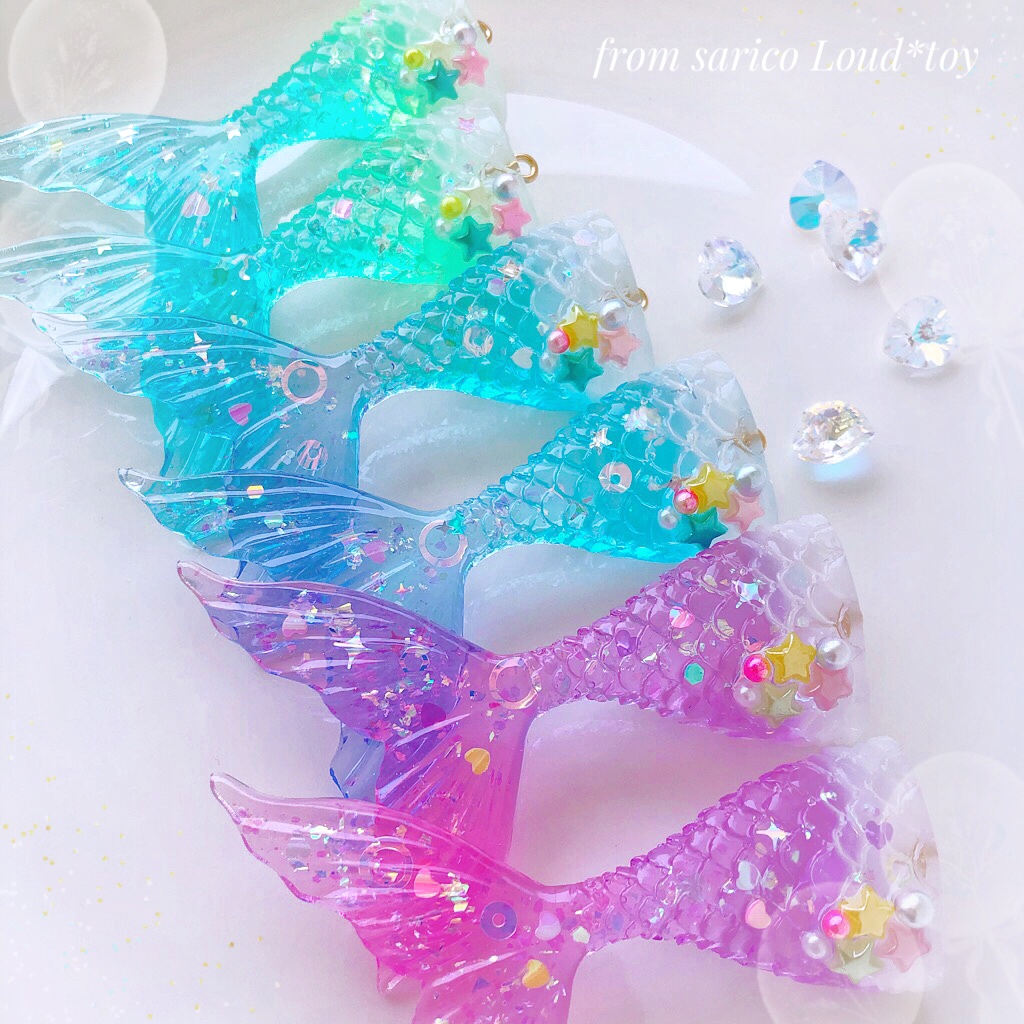 フロートマーメイドワイヤーチャーム🐠🐚メロンソーダの画像5