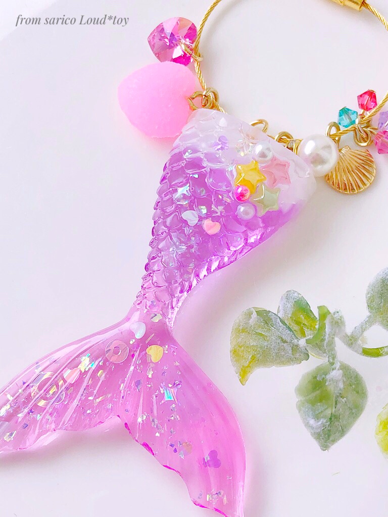 フロートマーメイドワイヤーチャーム🐠🐚ベリーの画像3
