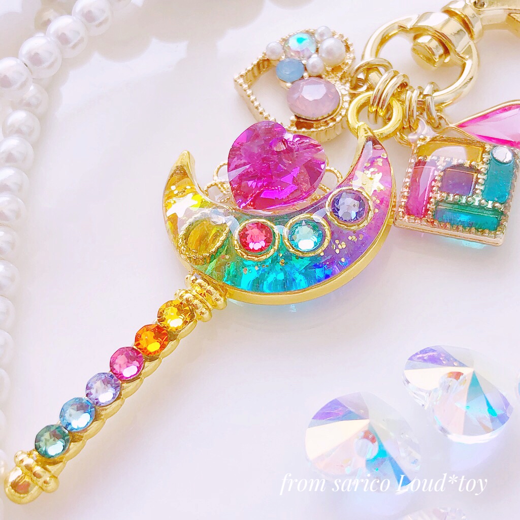 rainbow🌈お月さまステッキチャームの画像2