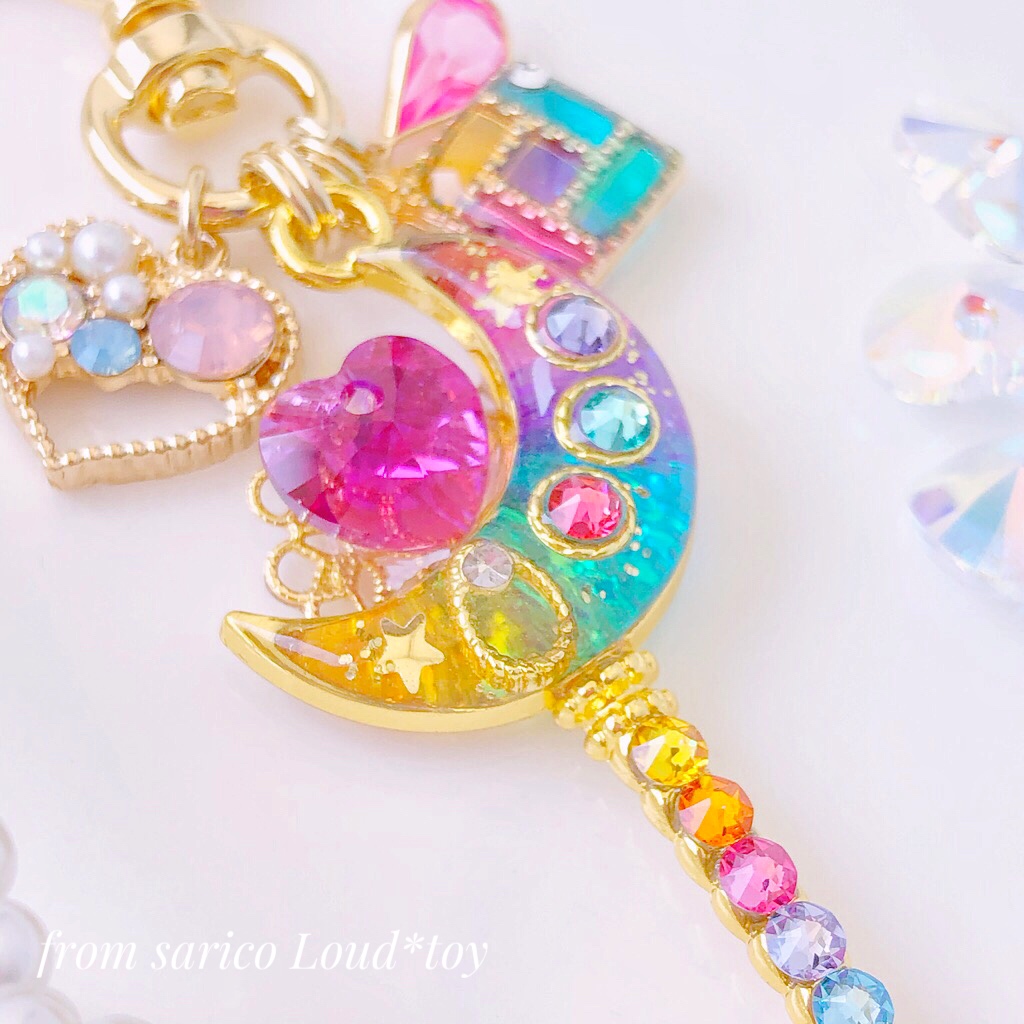 rainbow🌈お月さまステッキチャームの画像3