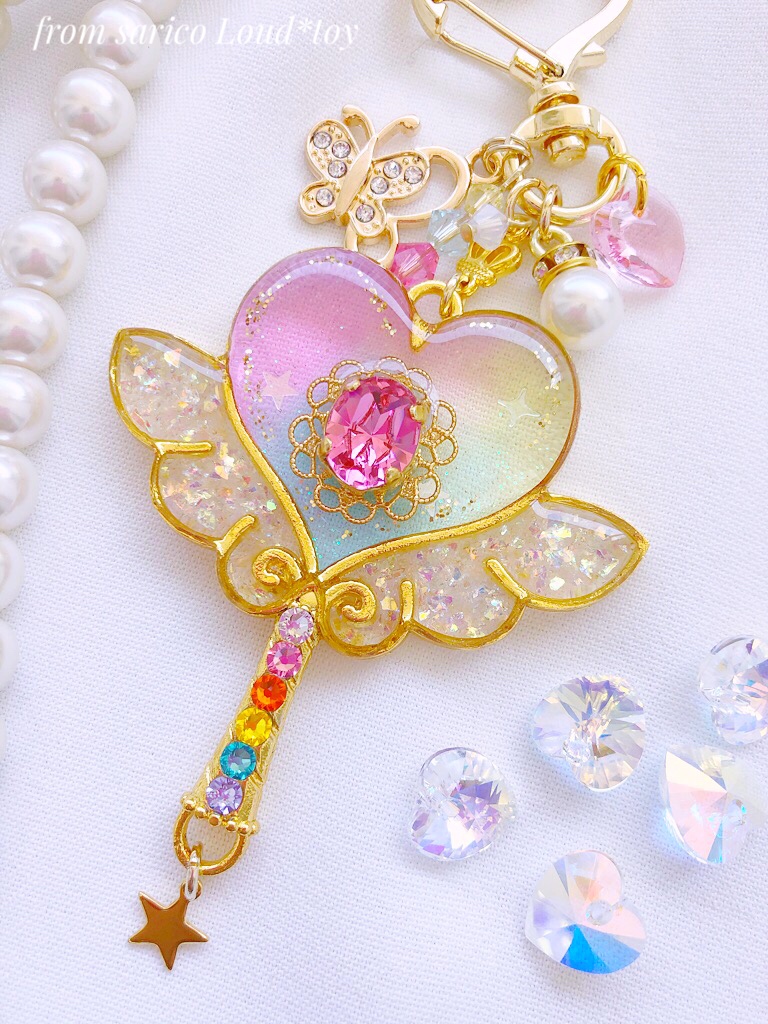 rainbowハートステッキチャーム💗の画像3