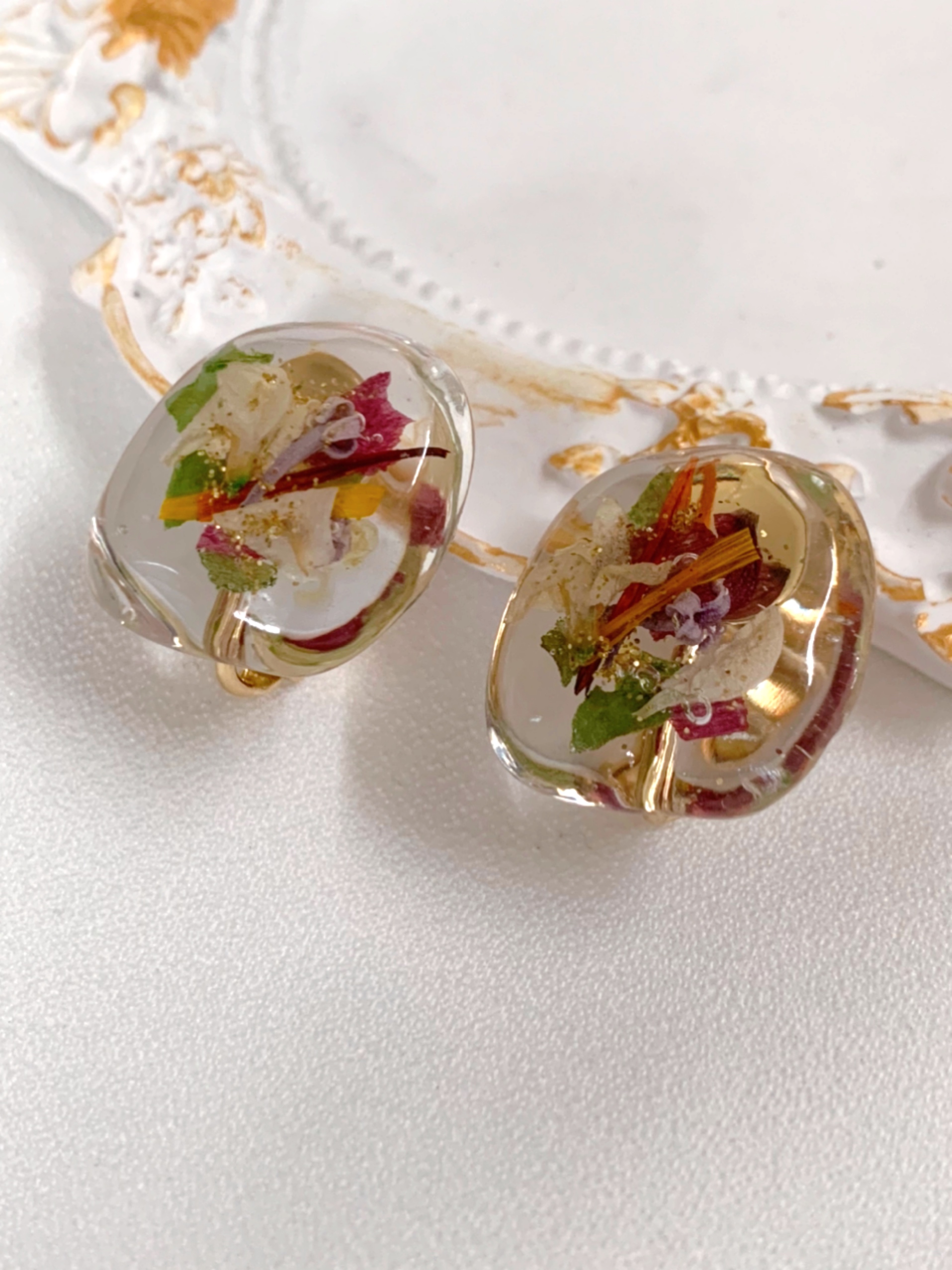 春のgarden 耳飾り の画像3