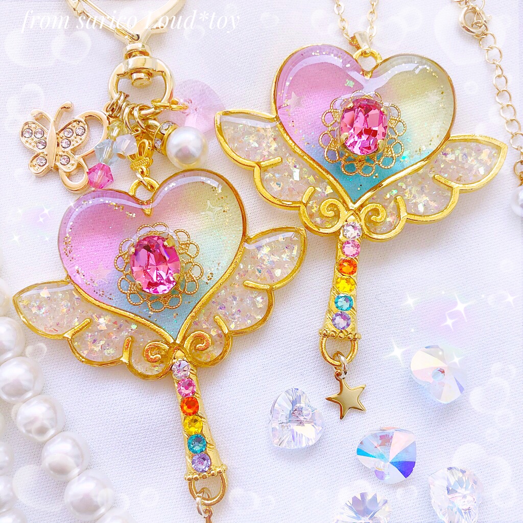 rainbowハートステッキチャーム💗の画像4