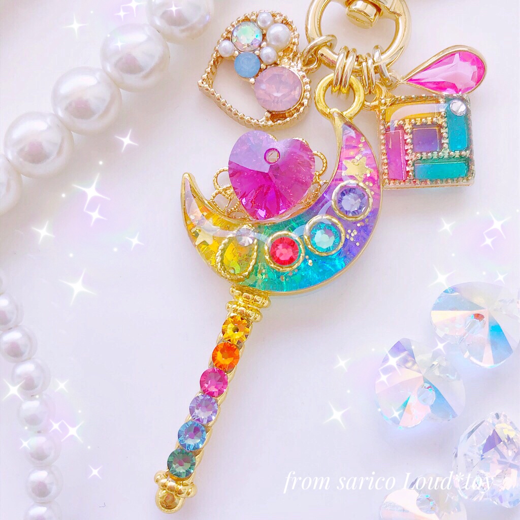 rainbow🌈お月さまステッキチャームの画像5