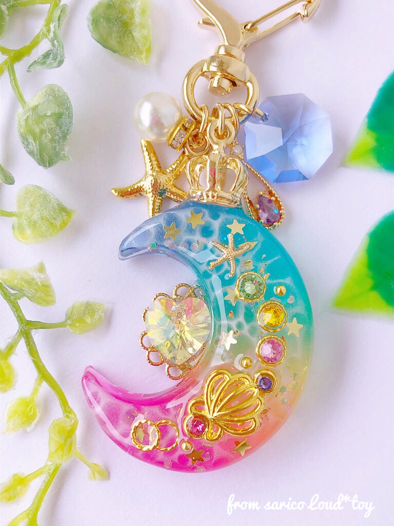虹色マーメイドmoonチャーム🌙の画像2