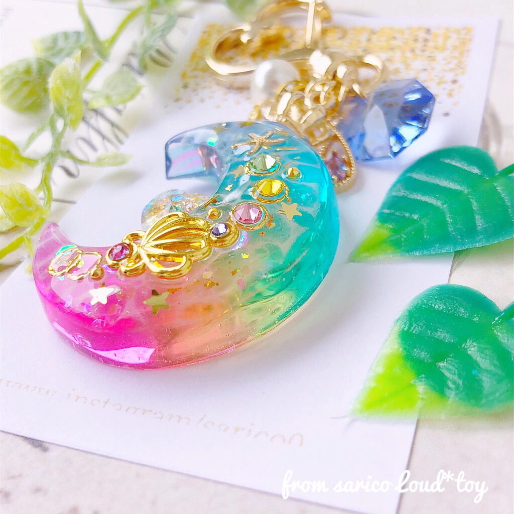 虹色マーメイドmoonチャーム🌙の画像3