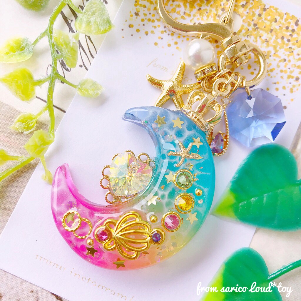 虹色マーメイドmoonチャーム🌙の画像4