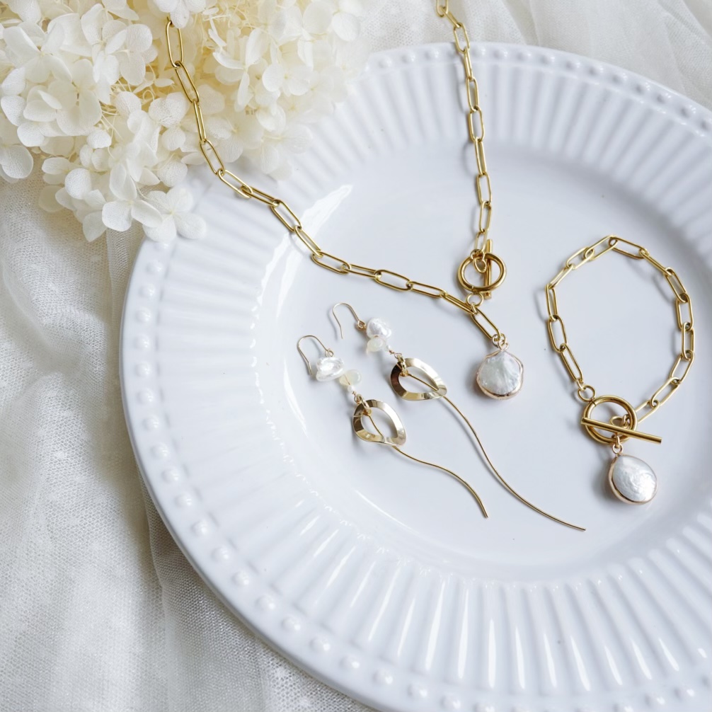 淡水パール一粒ネックレスの画像6