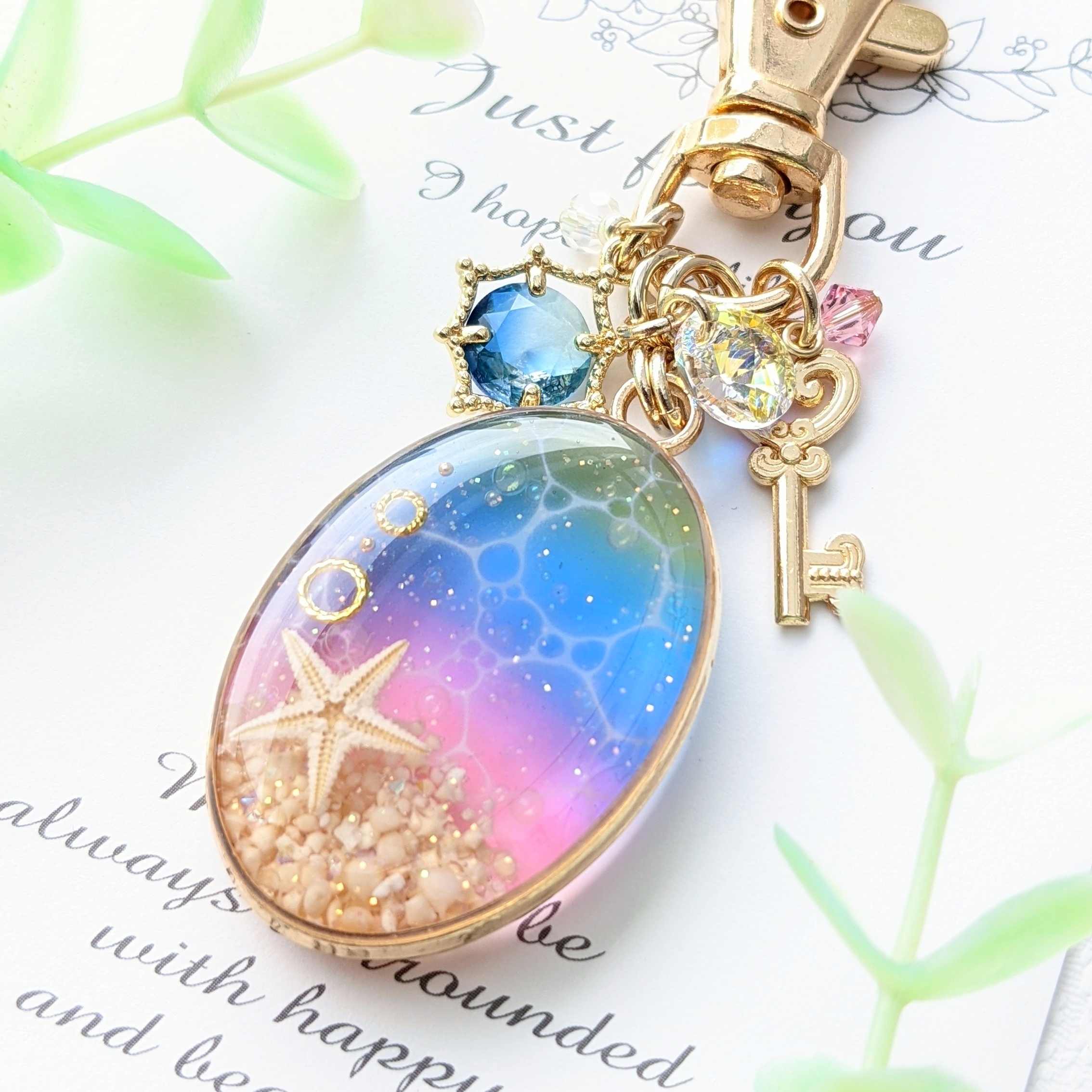 幻想的な海のキーホルダーの画像4