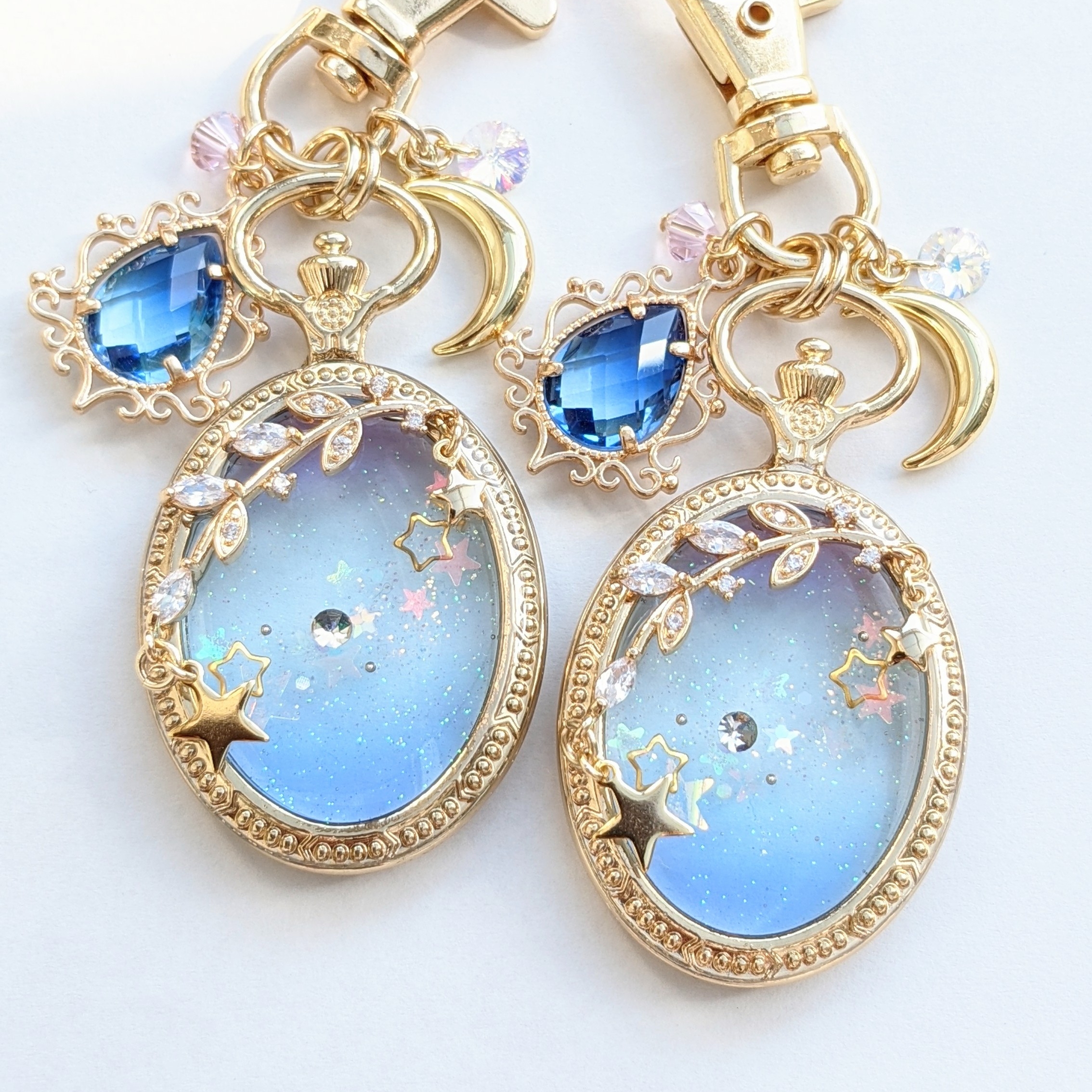 夜空に瞬く星のキーホルダーの画像2