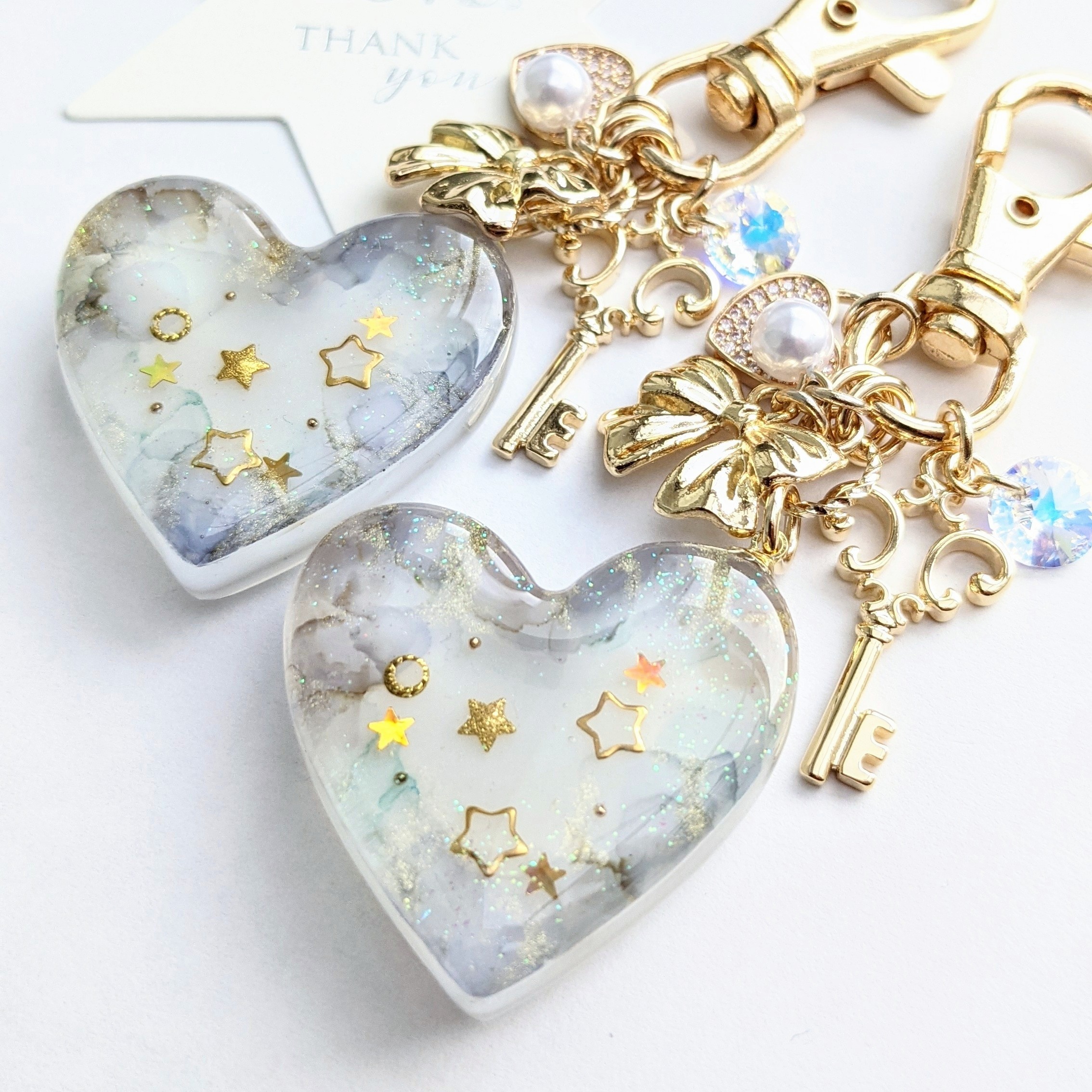 Marble Heartのキーホルダーの画像4
