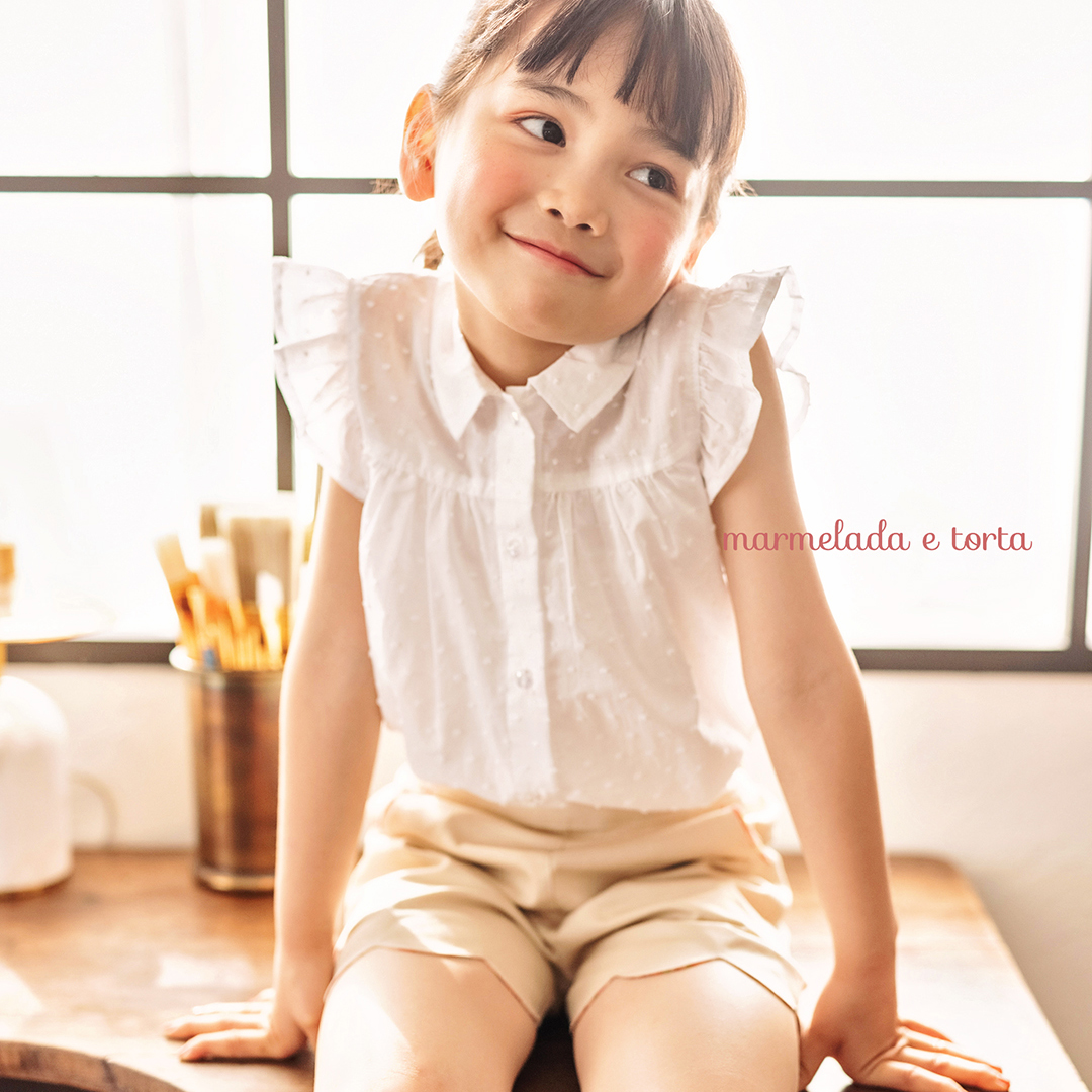 スカラップ のショートパンツ size6　118cmの画像4