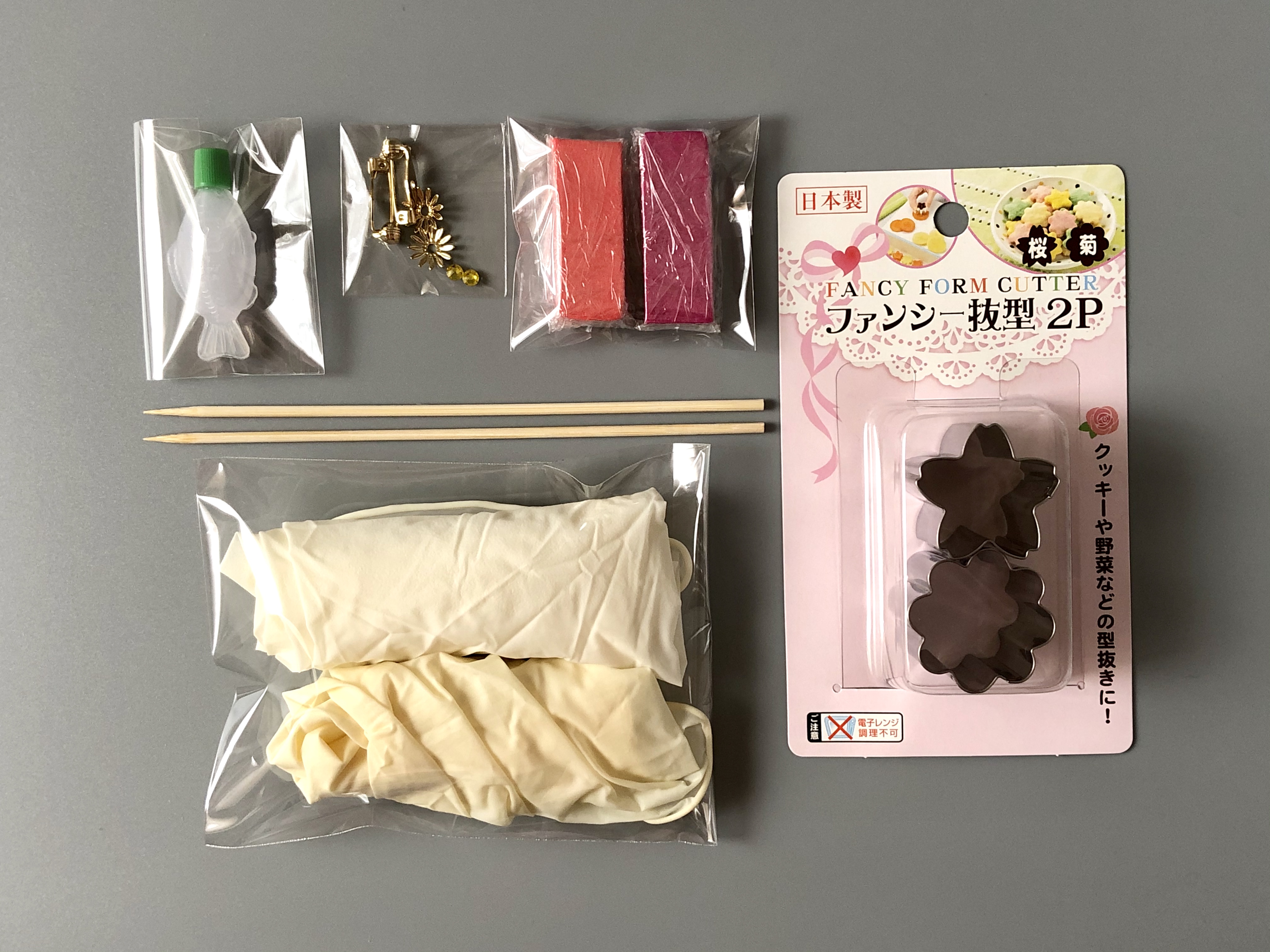 初級者向けお花のブローチ手づくりキットの画像5