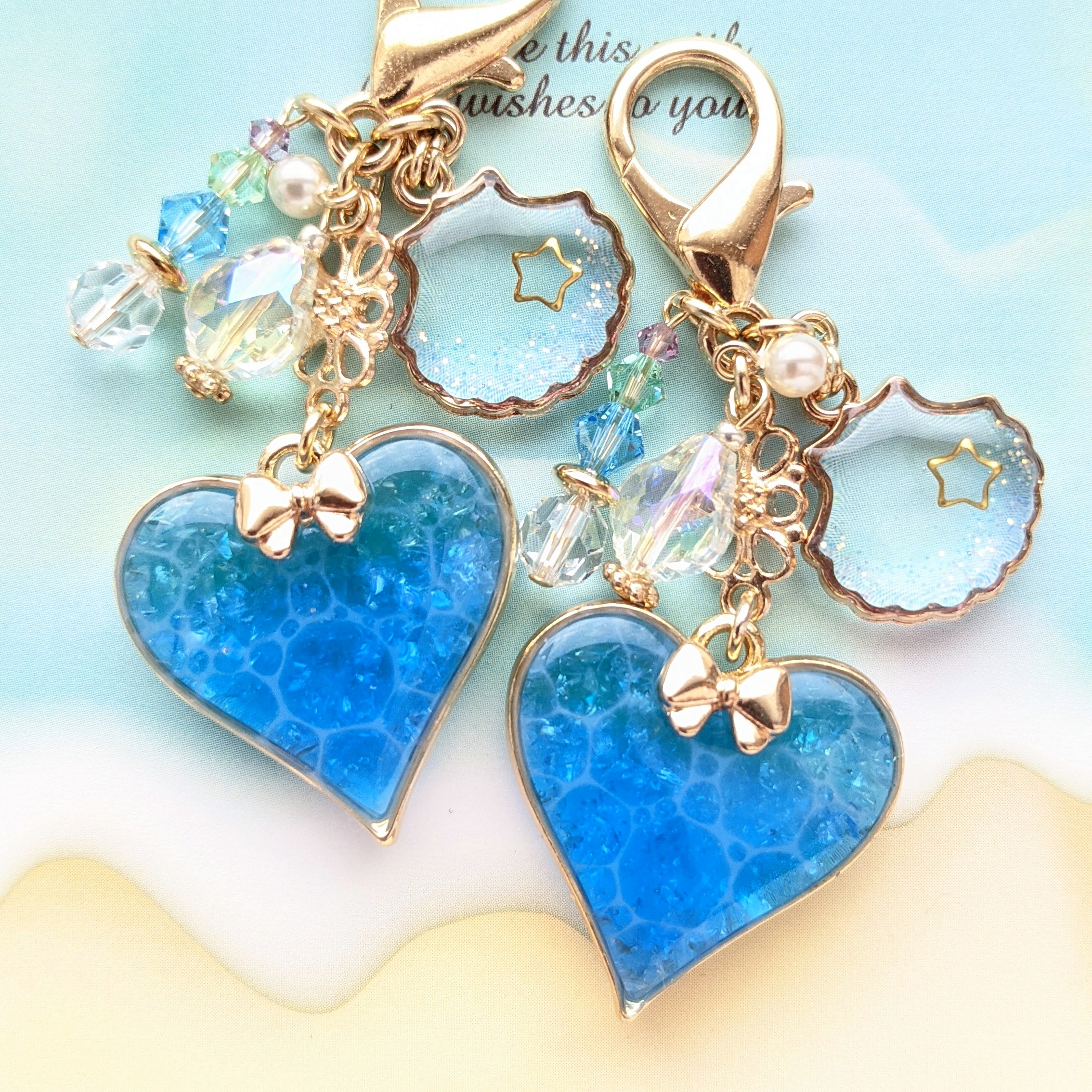 マリンハートとシェルのミニチャームの画像2