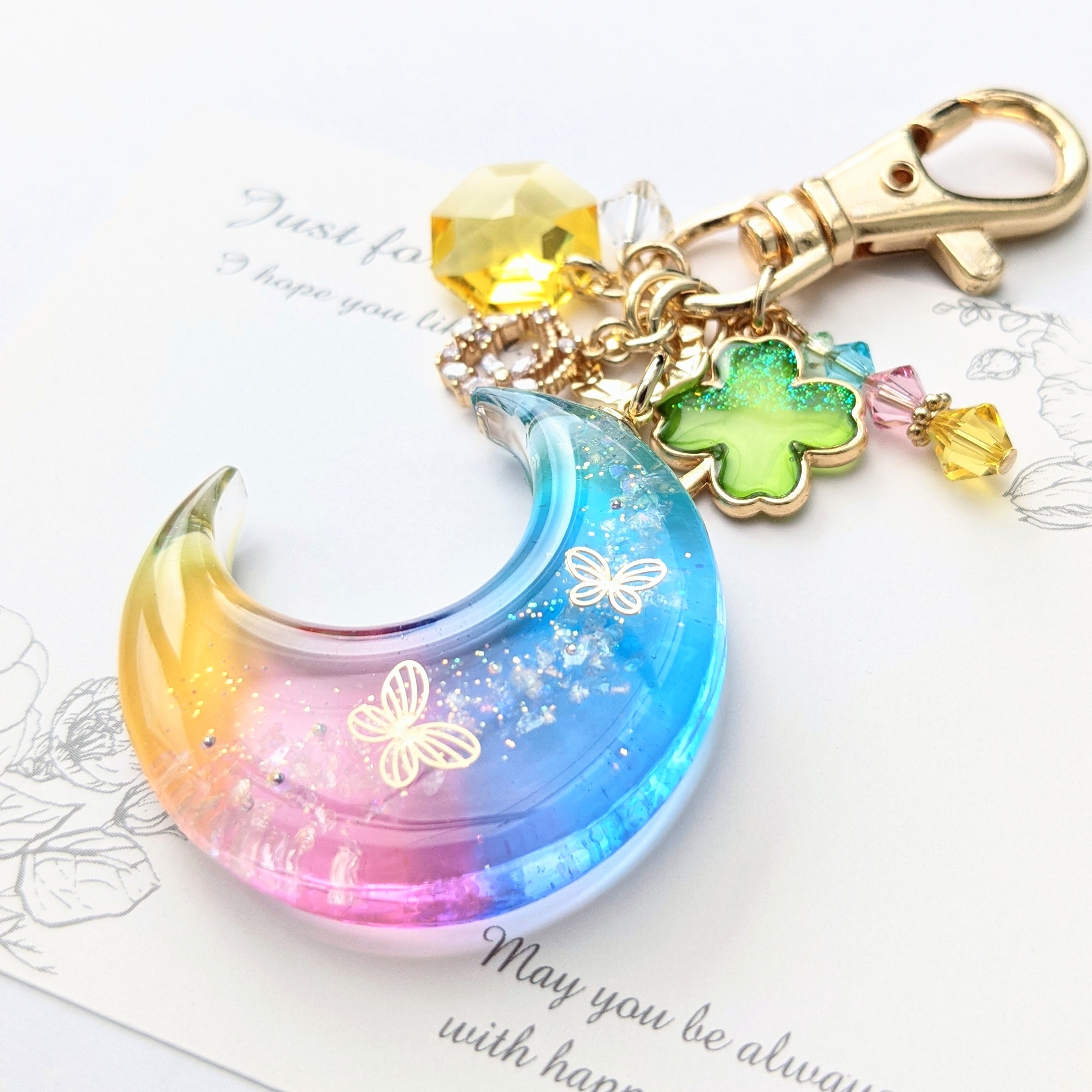 七色の三日月キーホルダーの画像4