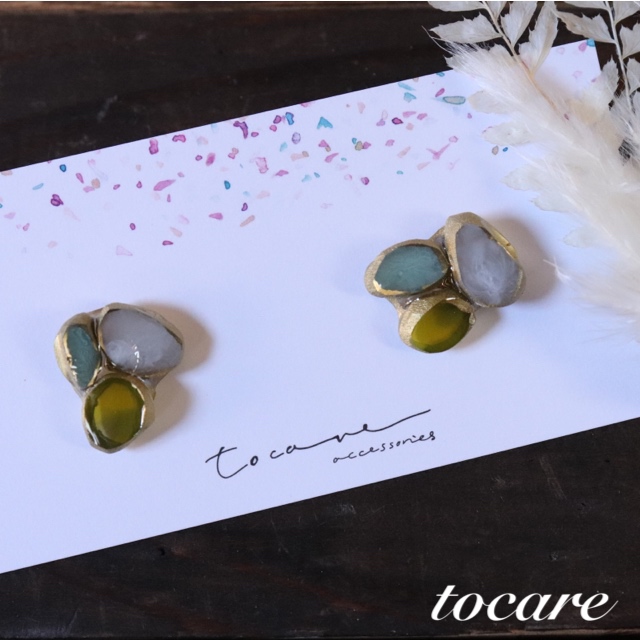 アゲートスライス💜3色小粒ちゃんの画像3