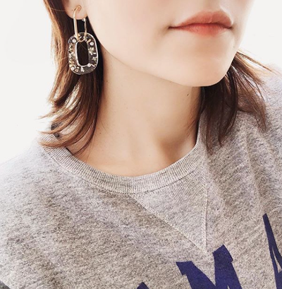 2way natural flower hoop design #ovalの画像2