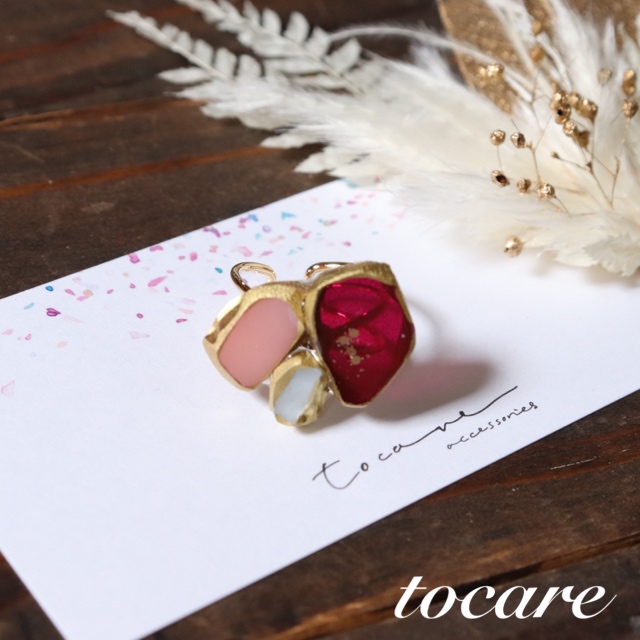 アゲートスライスリング♡の画像5