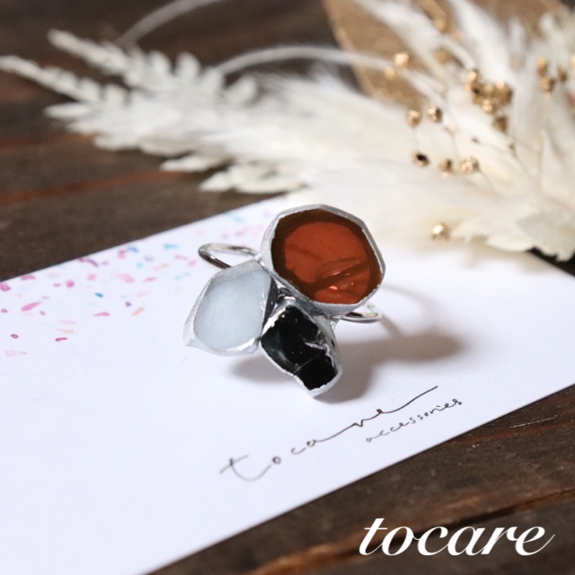 アゲートスライスリング♡の画像6