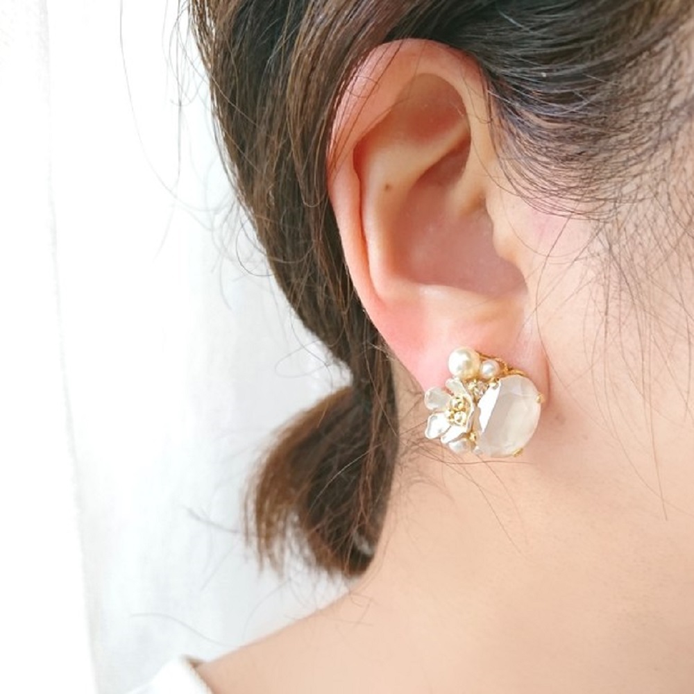 白桜のイヤリング／ピアスの画像5