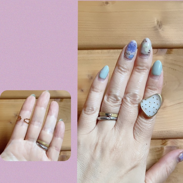 アゲートスライスドットリングの画像2