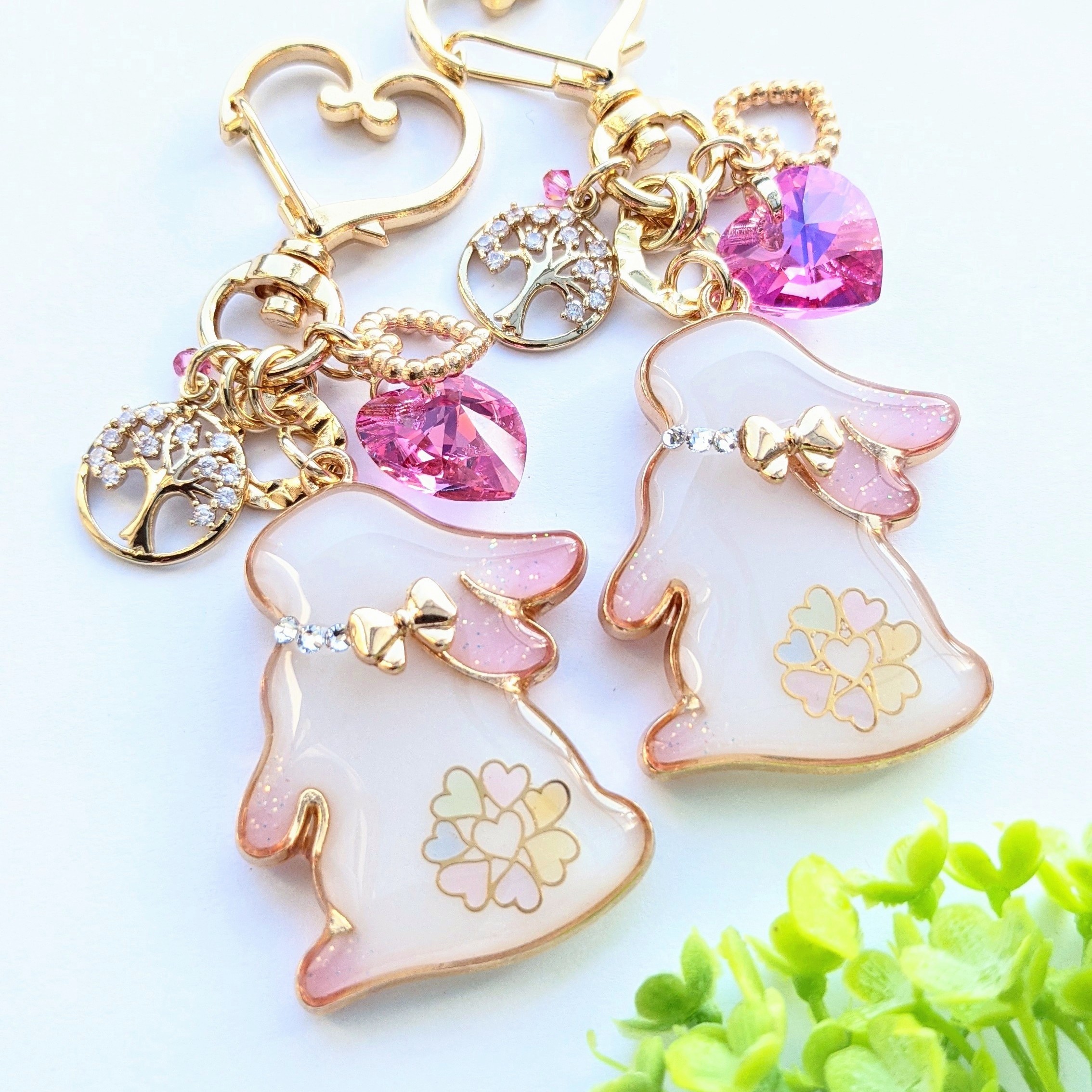 白うさぎのキーホルダーの画像2