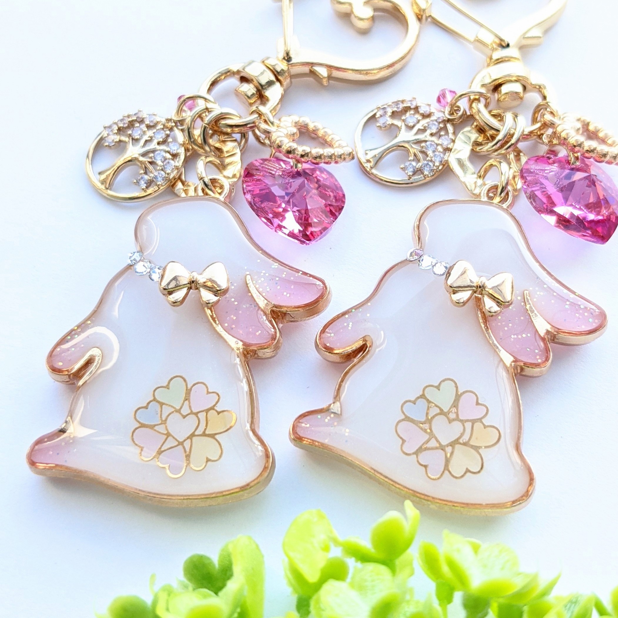 白うさぎのキーホルダーの画像3