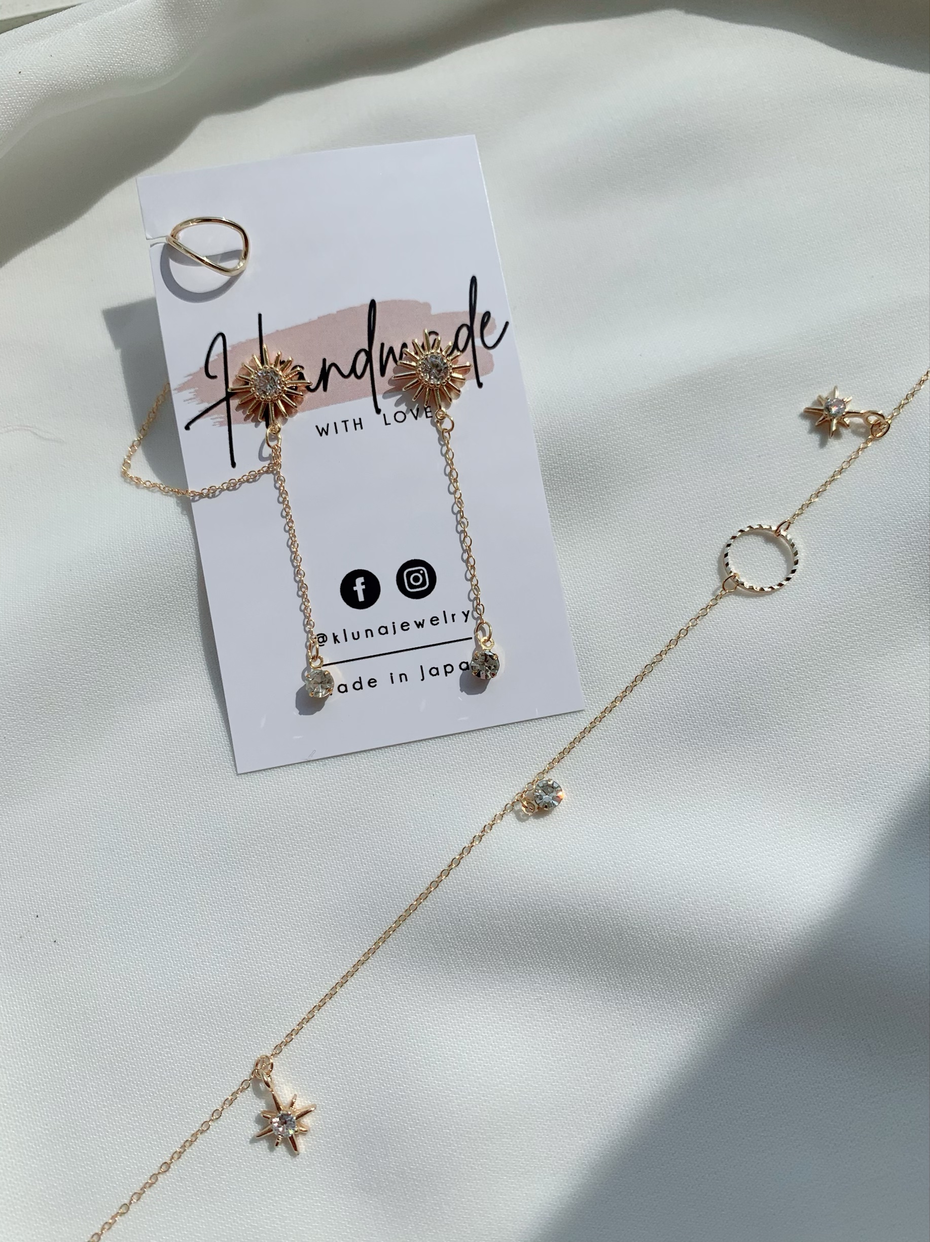 Sunshine pierce with ear cuffの画像4