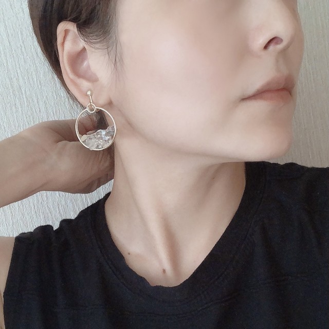 half round natural stone bijue designの画像2