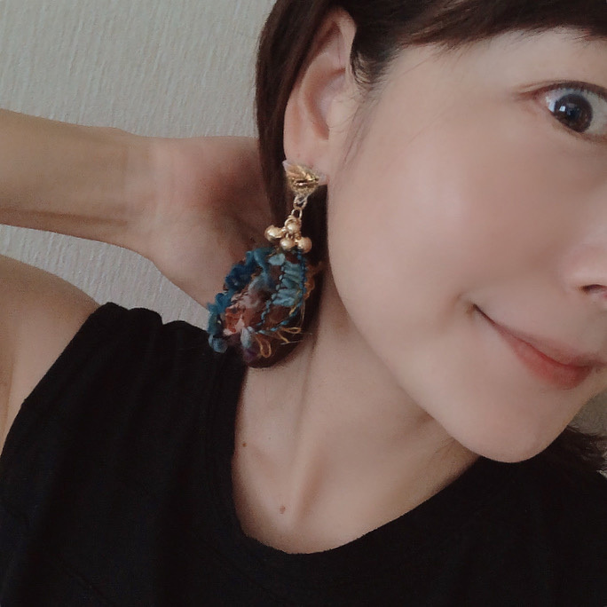 sankaku bijou metal autumn tassel designの画像2