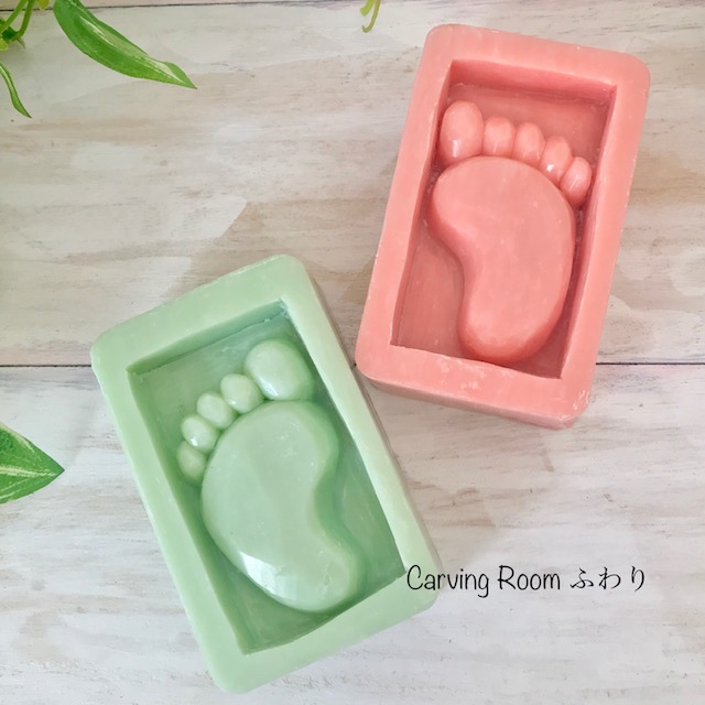 ソープカービング　足型　2個セットの画像4