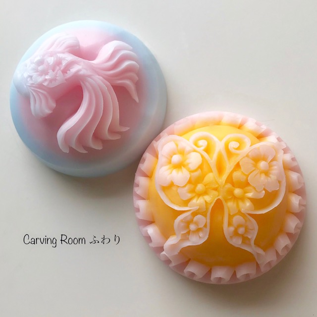 キャンドルカービング　蝶々の画像2