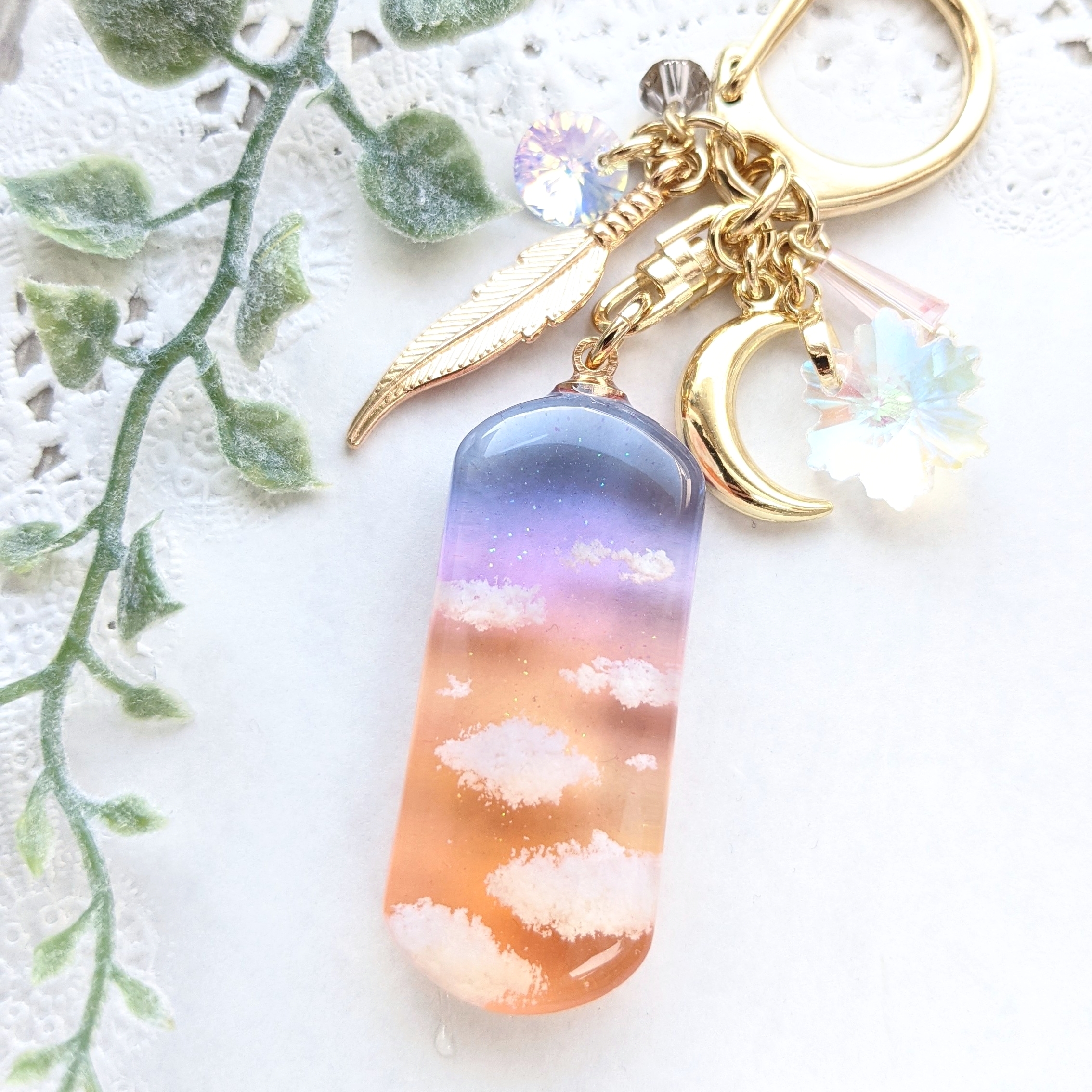 夕焼け空のスティックチャームの画像2