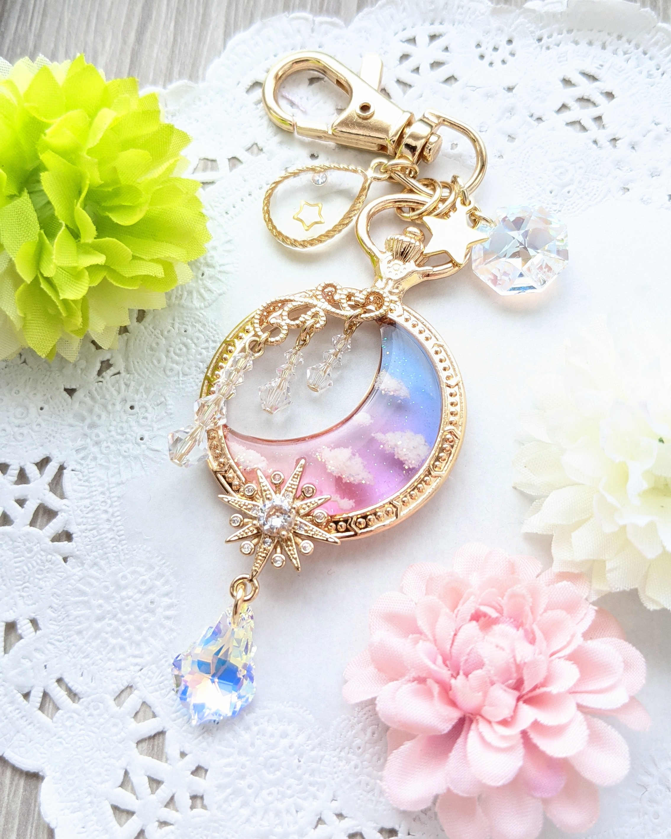 夕空シャンデリアキーホルダーの画像2