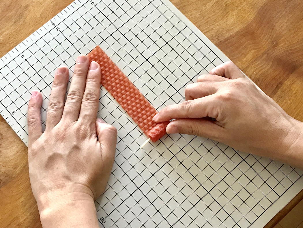 ハロウィンセット　工作感覚でできる！蜜蝋キャンドル制作キット　の画像4