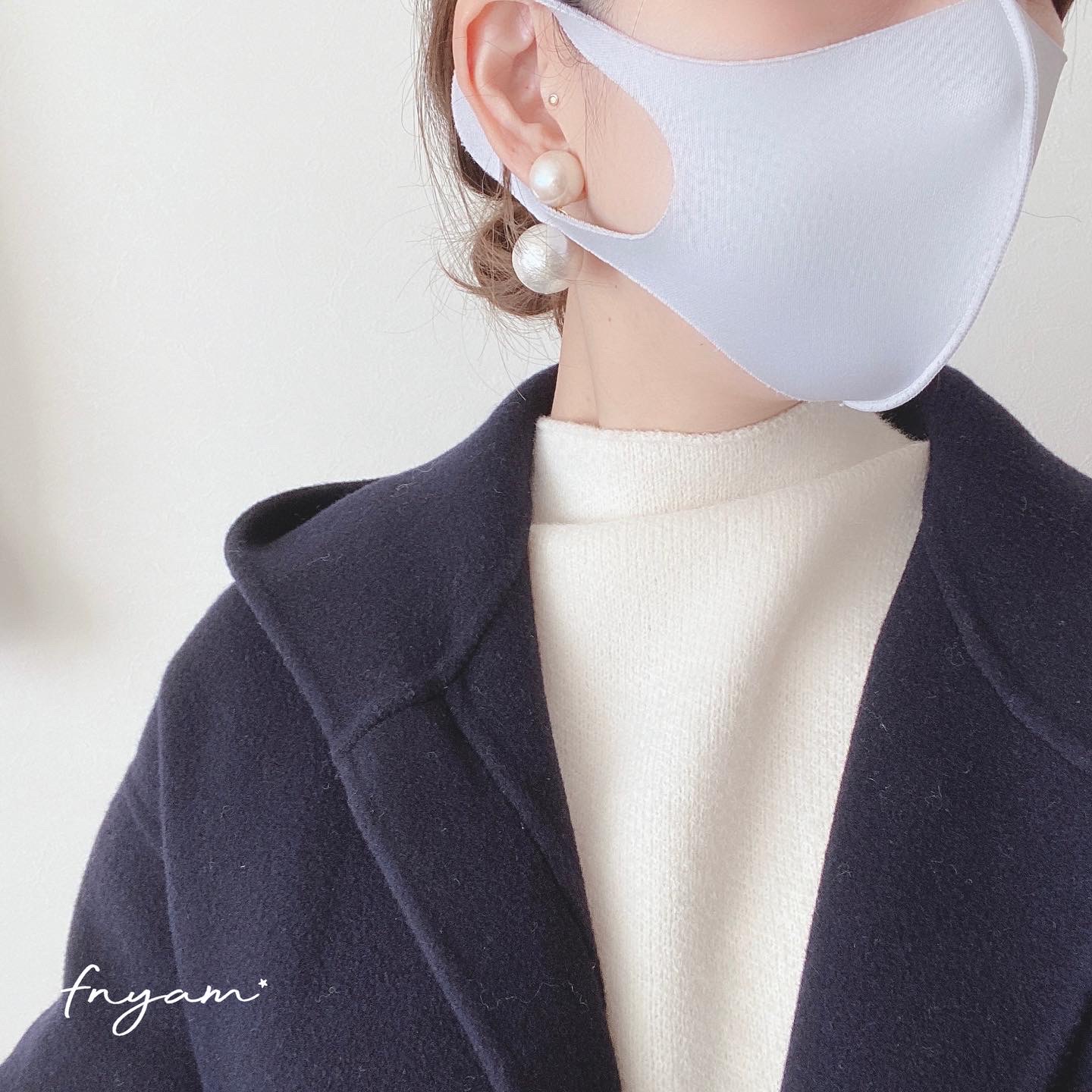 オールシーズン雪だるまピアス/イヤリングの画像2