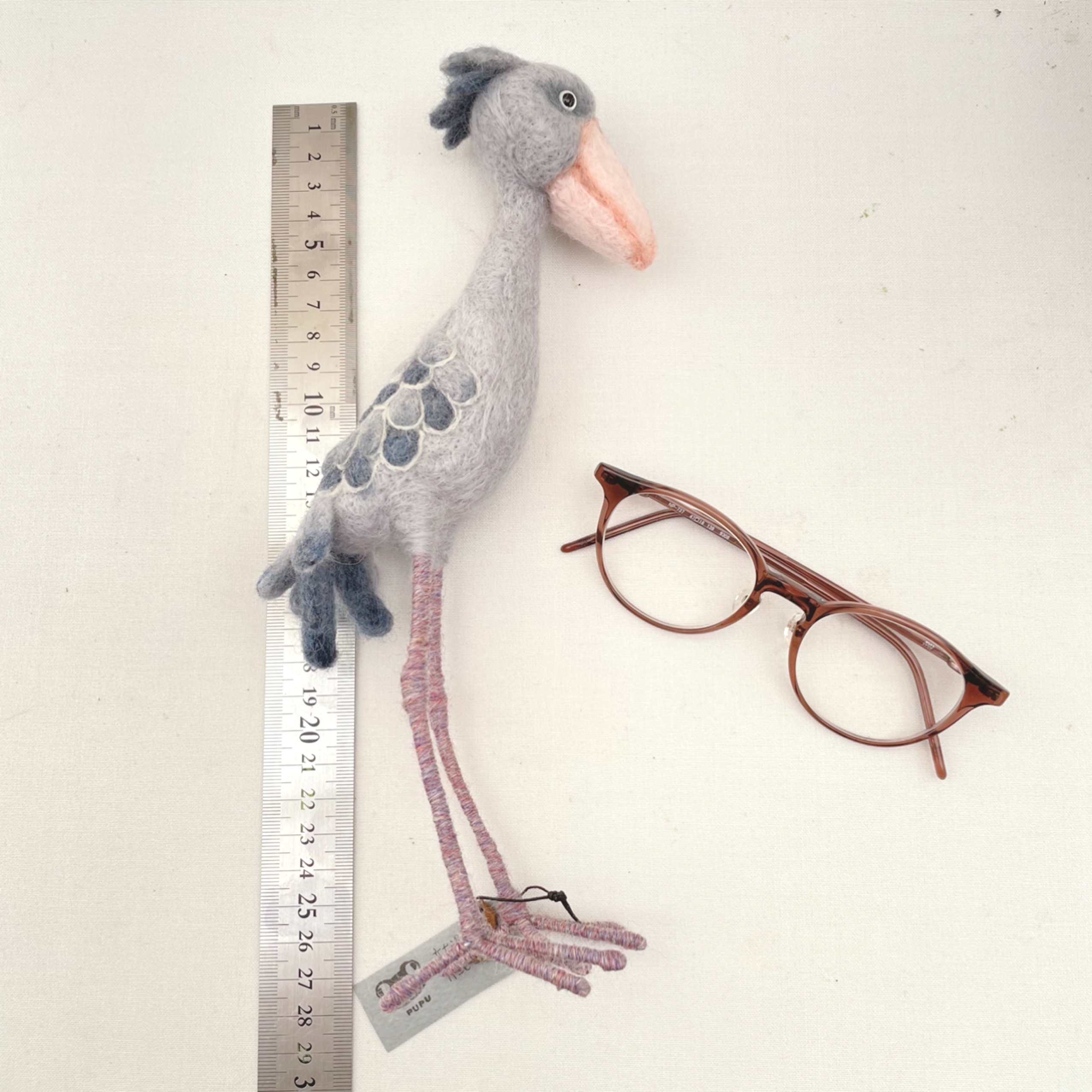 立ち姿ハシビロコウ 約26cmの画像8