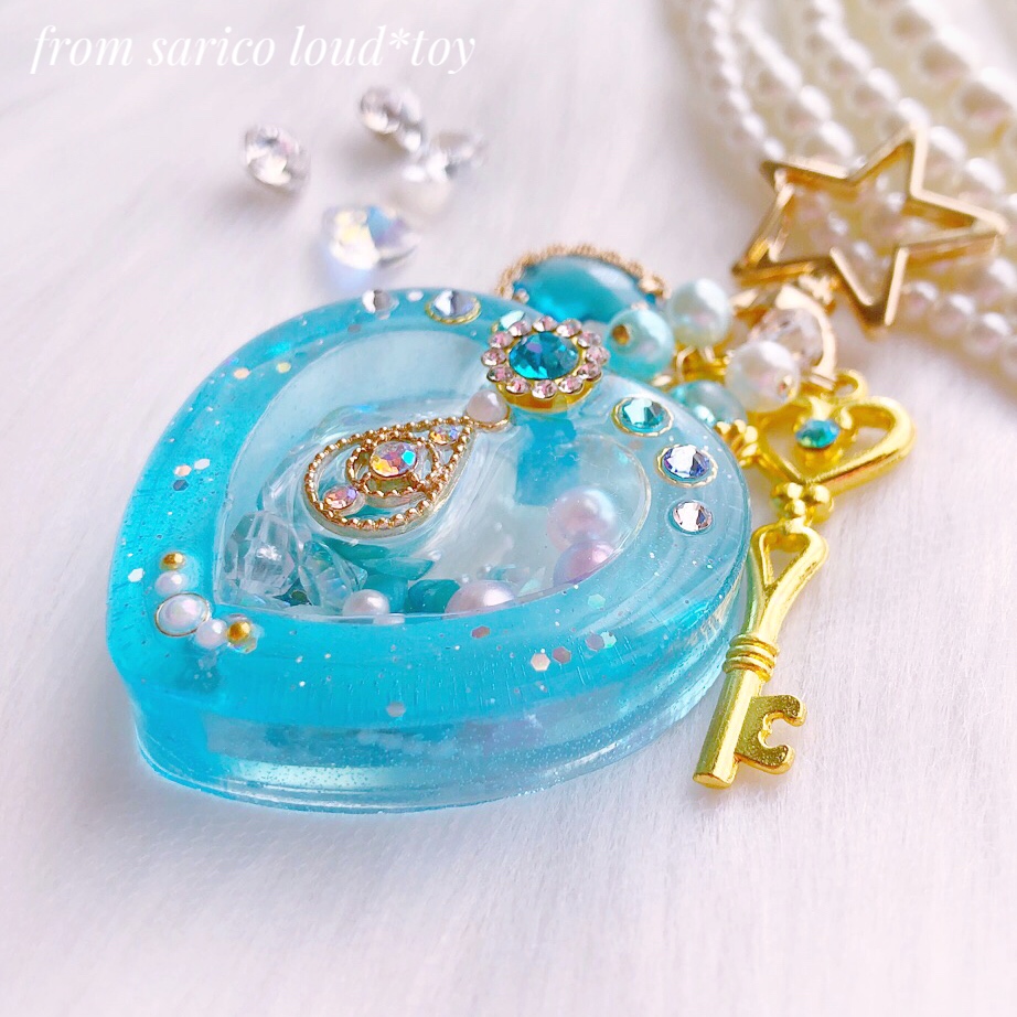 blue jewelry heart シェイカー💠の画像2