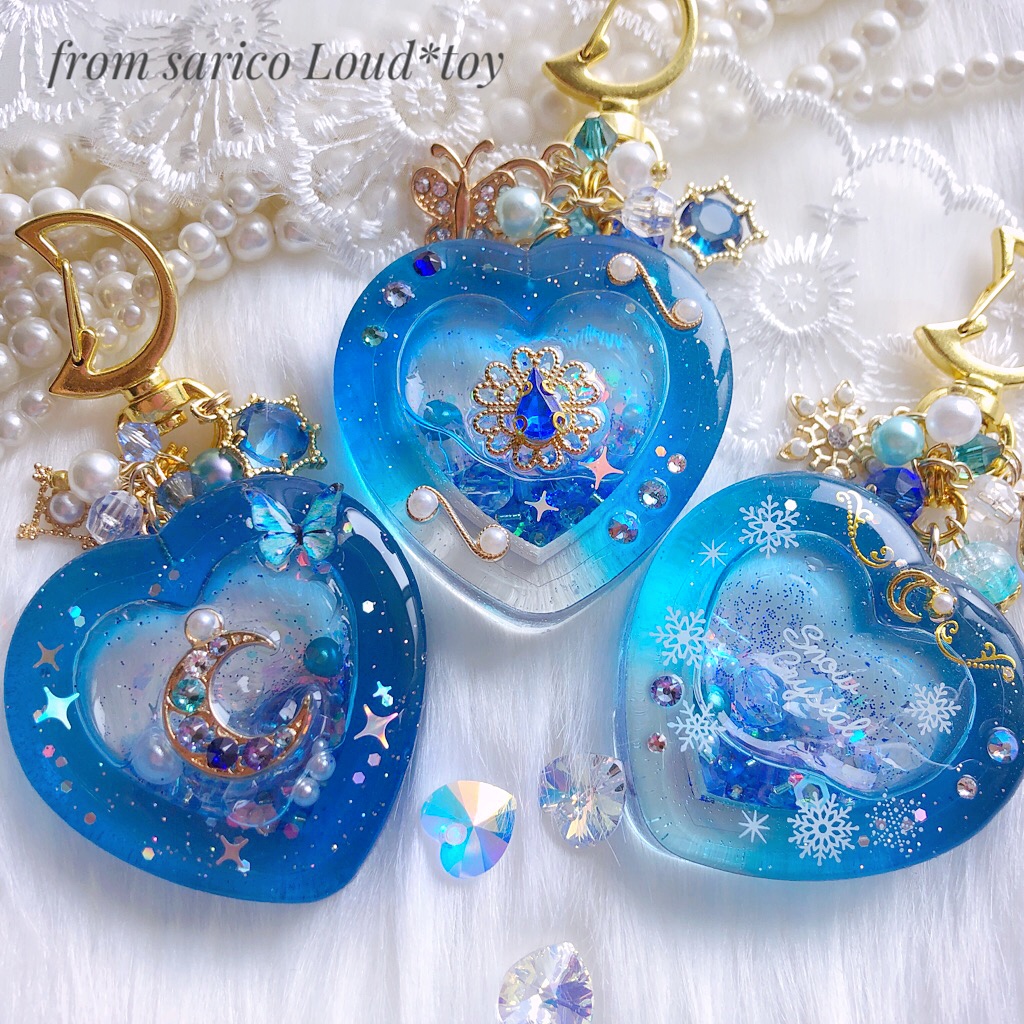 blue jewelry heart シェイカー🌙の画像3